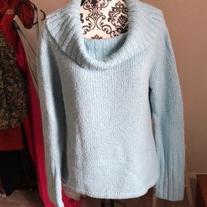 baby blue sweater